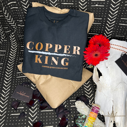 Copper King Crew Sweatshirt Copper Queen Collective